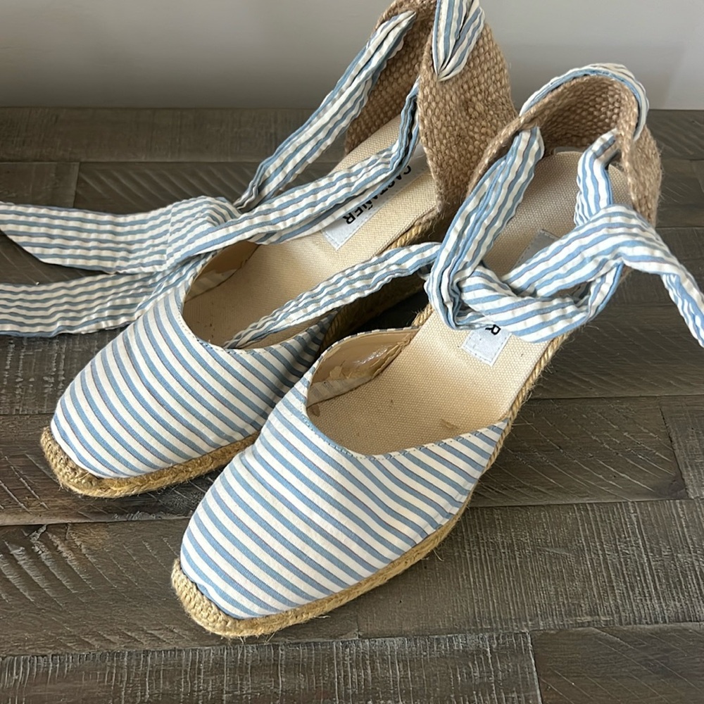 NWOB Castañer Espadrille w/ankle tie